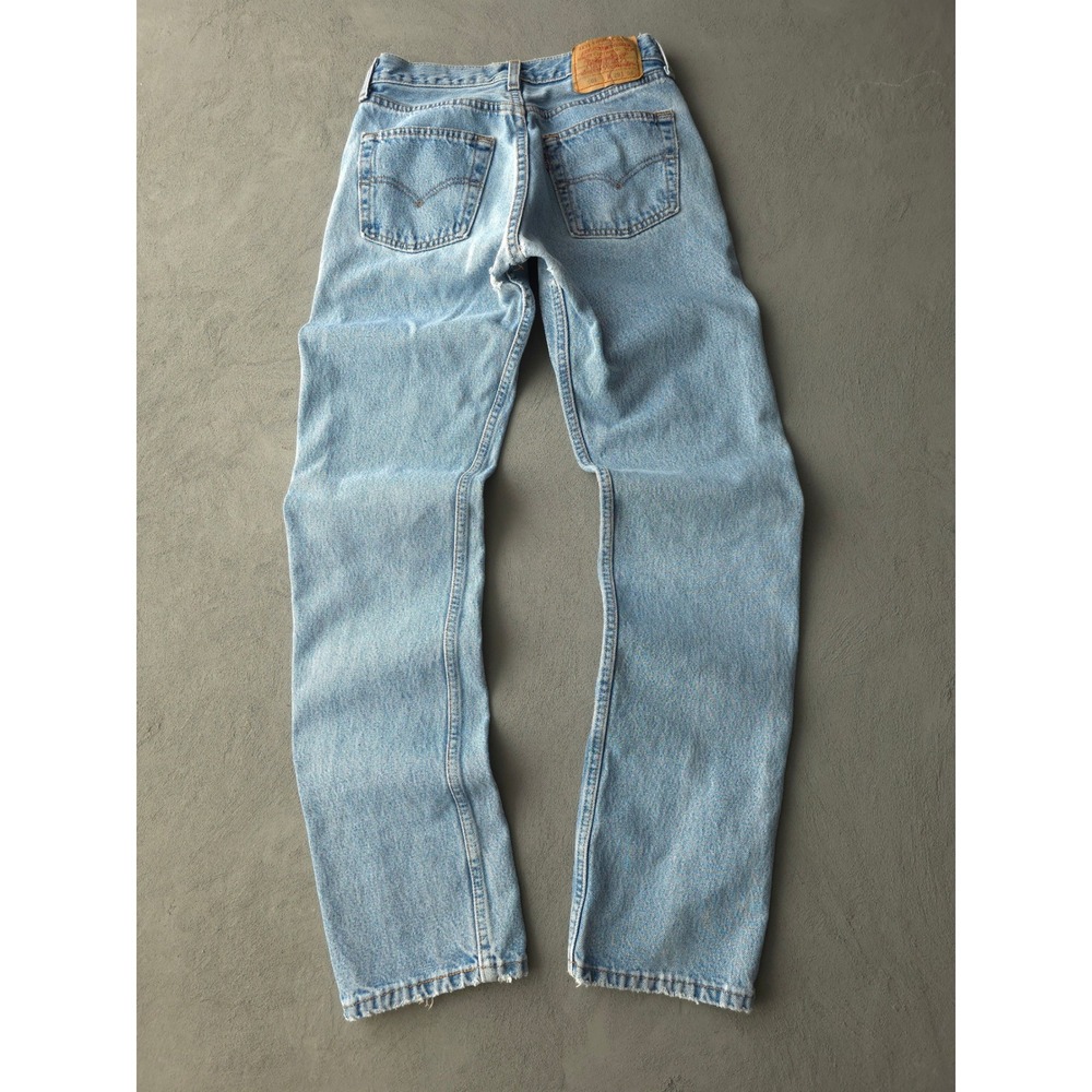 Vintage 90s Levi's Blue Jeans W26 L31 Straight Leg 501